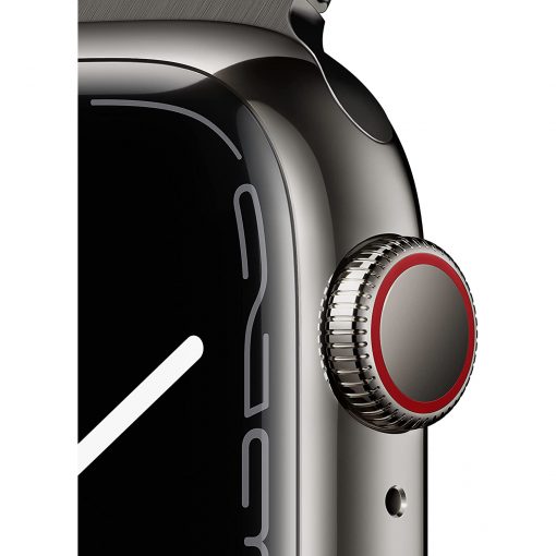 ساعت هوشمند اپل واچ سری 7 مدل 45mm Stainless Steel Case with Milanese Loop Steel Band