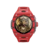 ساعت گرند طلای سفارشی طلای سفارشی فیبر کربن Grizzly-Red Devil-سفیران تل